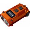 Nitecore TINI3 MCT oranžová - Inteligentná LED kľúčenka s revolučnou MCT technológiou a OLED displejom