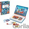Janod Magnetická kniha skladačka Požiarnici Magnetibook