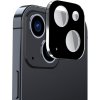 Techsuit celoplošné ochranné sklo na kameru - iPhone 15 / 15 Plus - čierne