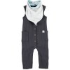 CARTER'S Set 2dielny overal bez rukávov, podbradník Charcoal chlapec LBB NB/ veľ. 56 1L775910_NB