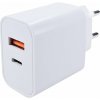 Solight nabíjecí adaptér USB A+C 20W fast charger DC71