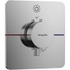 Hansgrohe ShowerSelect Comfort Q sprchová batéria podomietková s termostatom chrómová 15581000
