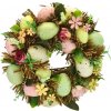 Veľkonočný veniec s vajíčkami a prútím Anele, pr. 25 cm