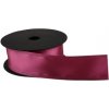 Atlasová stuha 4 cm x 9,1 m S006 tmavo ružová