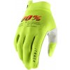 RUKAVICE NA CROSS ATV ENDUTO100% ITRACK YELLOW FLUO ŽLTÉ S