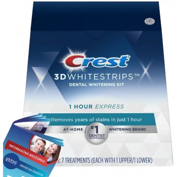 Procter & Gamble Crest 3D White 1-hour Express 14 ks