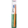 Zubná kefka Medium s ergonomickým zahnutím 6580 štetín oranžová Nordics Oral Care
