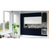 Kuchynská linka DAFNI 280cm Biela + marine blue