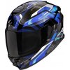 SCORPION prilba na motocykel EXO-GT SP AIR AUGUSTA (čierna/šedá/modrá), veľ. L
