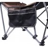 Aga Rybárske skladacie kreslo s podnožkou DS717 Hnedé
