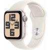Apple Watch SE GPS 44mm Starlight Aluminium Case with Starlight Sport Band - S/M MXEU3QC/A