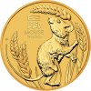 Perth Mint Zlatá minca Rok Myši Lunar III 2020 1/2 oz