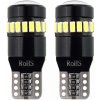 AMiO LED žiarovky CANBUS 18SMD 3014 + 1SMD 1SMD T10 W5W White 12V/24V 02446