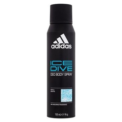 Adidas Ice Dive Deo Body Spray 48H 150 ml deodorant ve spreji bez obsahu hliníku pro muže