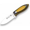 Vega JOKER CM117 CUELLO AVISPA lovecký nôž 8 cm, čierno-oranžová, Micarta, puzdro Kydex, paracord