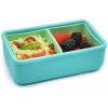 Melii Silikonový bento box na svačinu 700 ml Modrý mátový