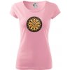 Terč na šípky - Dámske tričko Pure - M ( Ružová )