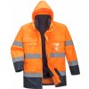 Portwest S162 HI-VIS LITE Reflexná bunda 3v1 M, Fluorescenčno oranžová-Námornícka modrá