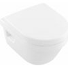 Villeroy & Boch Architectura Závesné WC Compact, so sedadlom SoftClosing, DirectFlush, CeramicPlus, alpská biela 4687HRR1