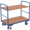 Variofit Policový vozík, do 250 kg, 2 police (119 x 78 cm), Variofit, do 250 kg, modrá/antracit Farba: modrá RAL5010
