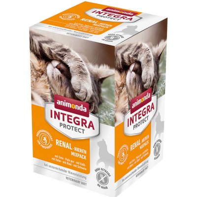 Výhodné balenie Animonda Integra Protect Adult Nieren (obličky) mištičky, 24 x 100 g - mix I (6 druhov)