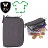Lifeventure RFiD Coin Wallet Recycled kapesní peněženka grey