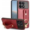 VSETKONAMOBIL 72288 HANDY Ochranný kryt s držiakom Xiaomi Poco X6 Pro 5G červený