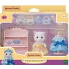 Set figúrok a príslušenstva Sylvanian Families Šaty a ozdoby pre princezné s mačiatkom (5054131056455)