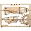 UGEARS 3D puzzle Zeppelin 2,5D 49 ks