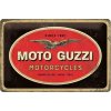 Plechová ceduľa Moto Guzzi Motorcycles, 30 × 20 cm