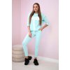 Fashionweek Dámska športová tepláková súprava QUEEN K6697 Farba: mentolová, Veľkosť: Universal