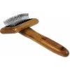 Bamboo Groom Střední kartáč s nerezovými hroty, Finišák