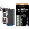 PanzerGlass Bundle Hoops + Tvrdené sklo UWF Privacy + Hard Case pre iPhone 16 Pro, transparentná B1292_P2862_1284
