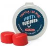 Putty Buddies – 1 pár plávajúcich silikónových štupľov do uší Farba: Červená plávajúce silikónové štuple do uší