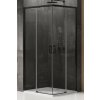 New Trendy Prime sprchovací kút 90x70 cm štvorcová čierna matné/priehľadné sklo D-0314A/D-0351A