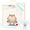 Body s potlačou New Baby MIMI ŠÉF - darčekové balenie - 74 (6-9m)