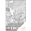 Vymalujsisam.sk Bodkovanie - Verona Farba: Modrá, Veľkosť: 40x60cm, Rám: Na plastovej doske