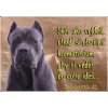 Pozorpes.sk, výstražná tabuľka (Cane Corso)