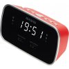 AIWA CRU-19RD/ Radiobudík/ FM/ 2x přední USB/ Černo-červený