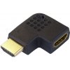 Syntex HDMI adaptér 19pin Female - 19pin Male do úhlu 90° pravá