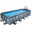 Bazén s filtráciou Stone pool Exit Toys oceľová konštrukcia 540*250*100 cm šedý od 6 rokov