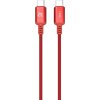 Adam Elements ACBADS120RD USB-C na USB-C 60W, 1,2M, červený