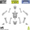 Green Stuff World 3D Printed Human Skeletons – 3D tlačenie ľudskí kostlivci (4 ks)
