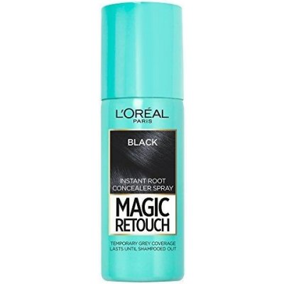 L'Oréal Magic Retouch farba v spreji na šedivé a odrastené vlasy 01 Black  75 ml od 6,99 € - Heureka.sk
