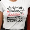 Tričko s potlačou BABIČKA HRDINKA Pánsky Biela 3XL