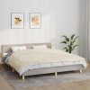 Shumee Záťažová prikrývka svetlo krémová 11 kg polyester 155x220
