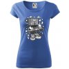DJ meter - Dámske tričko Pure - XS ( Svetlomodrá )