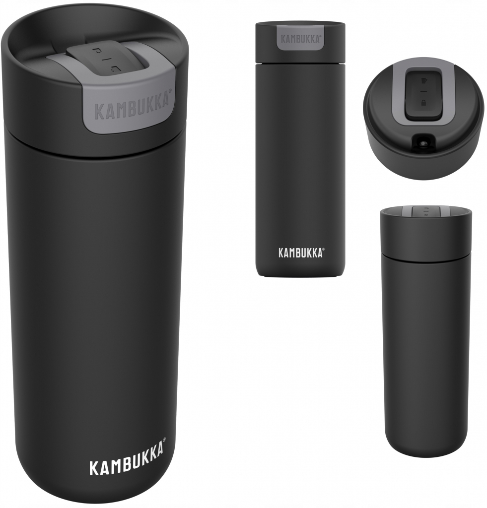 Kambukka Olympus Matte Black Termohrnek 500 ml