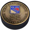 Fanatics Puk New York Rangers Stanley Cup Champions Medallion Collection