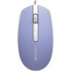 Canyon M-10, symetrická optická myš s efektom hladkého posuvu, USB, 1.000 dpi, 3 tlač, fialovo-biela CNE-CMS10ML